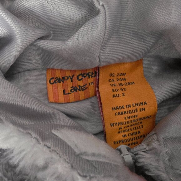 Candy Corn Lane 24mos Elephant Padded Costume with Foot Covers - Picture 2 of 13